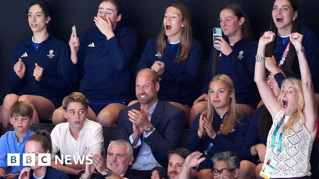 William and Kate attend netball semifinals