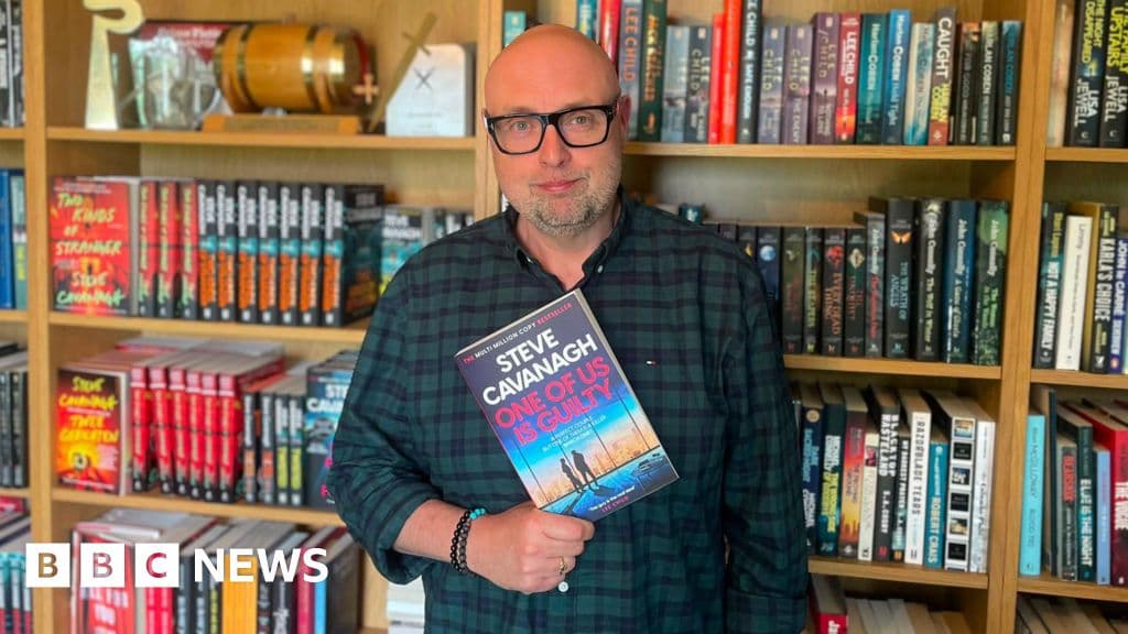 Steve Cavanagh's first book signed in custody
