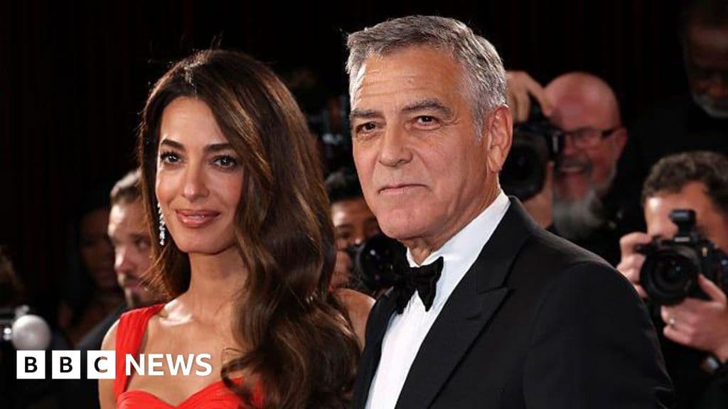 George and Amal Clooney evacuate French property