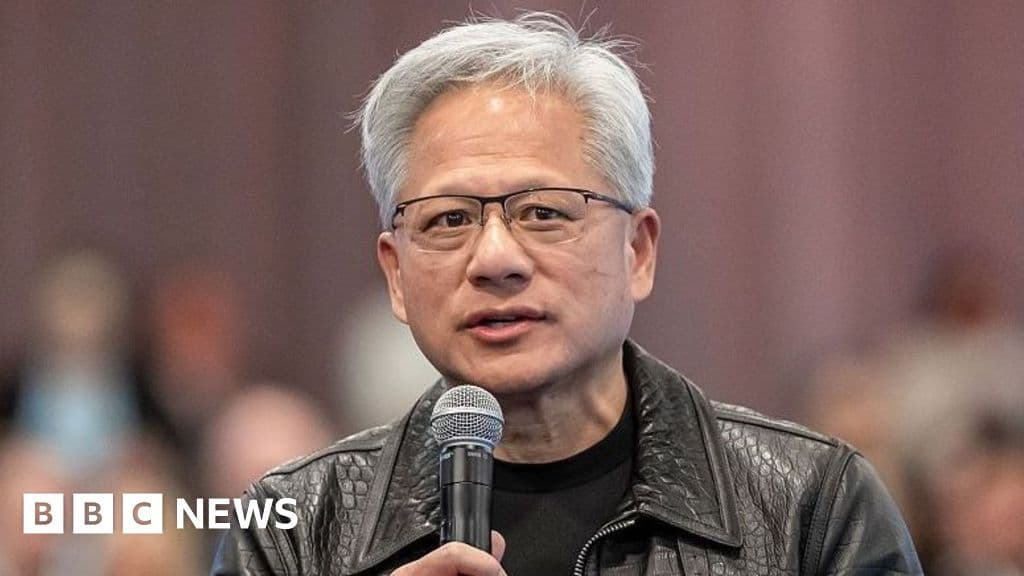Nvidia CEO dismisses AI doomsday fears