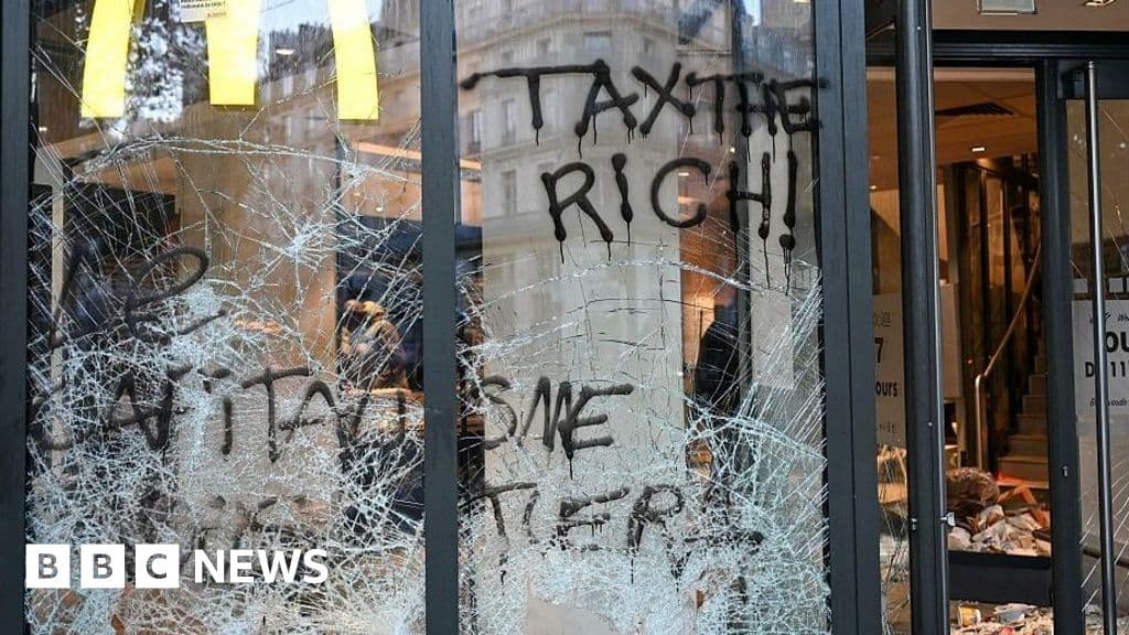 France protests escalate with riots