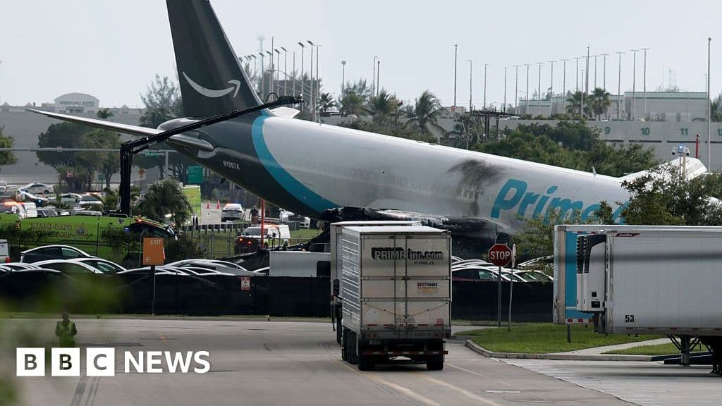 خمسة قتلى في حادث طائرة شحن أمازون في ميامي