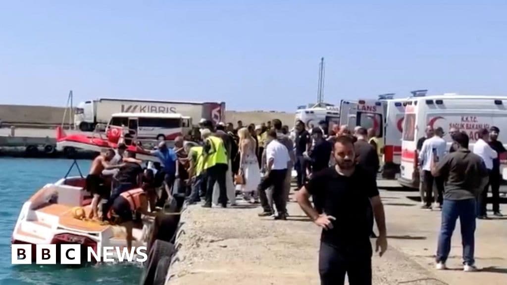 Boat with 270 people capsizes in northern Cyprus