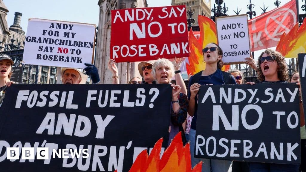 Burnham warns Rosebank oil may breach sanctions