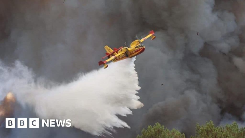 France wildfire crews tackle intense flames