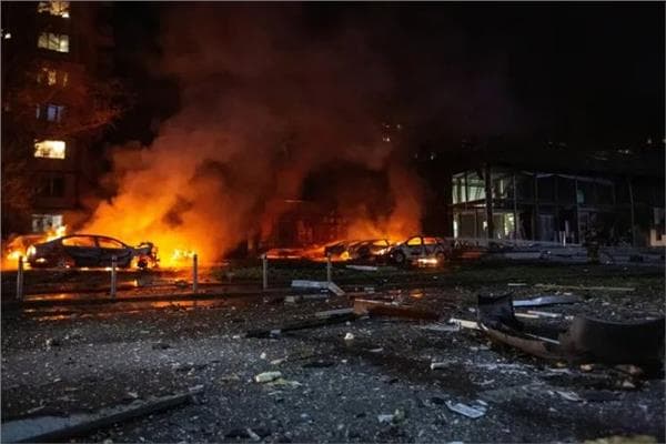 Cairo News: Russian missiles hit Kyiv