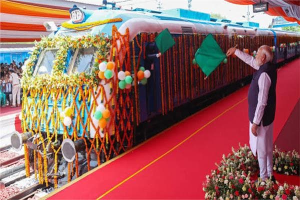 India launches first hydrogen-powered train on its network