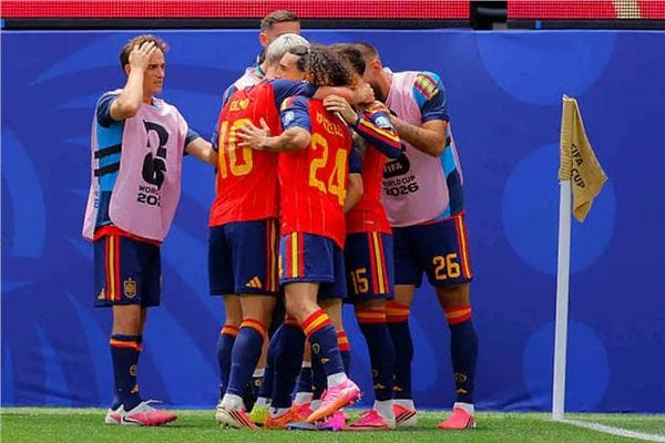Spain's projected lineup for 2026 final