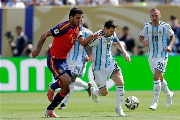 Spain and Argentina enter extra time in World Cup final