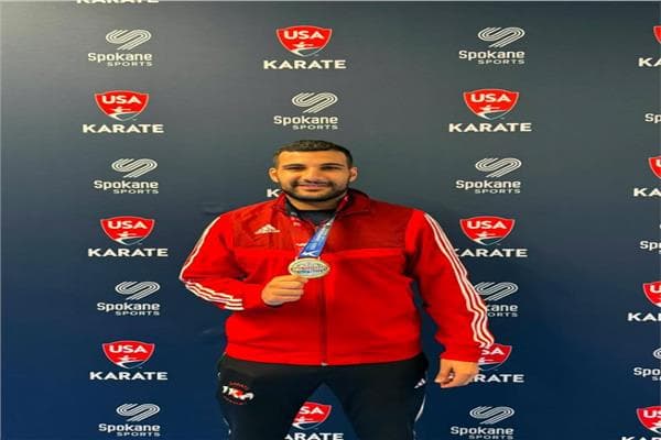 Hazem Ahmed secures gold at US Karate Championship
