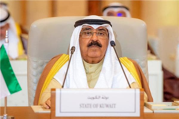 Kuwait Emir Praises Egypt's Support for Arab Stability