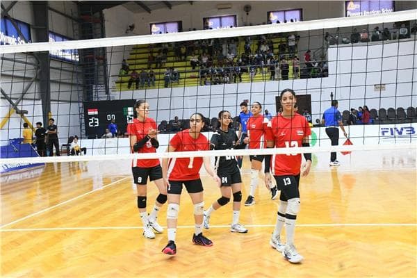 ناشئات مصر تتأهل لنهائي إفريقيا للطائرة