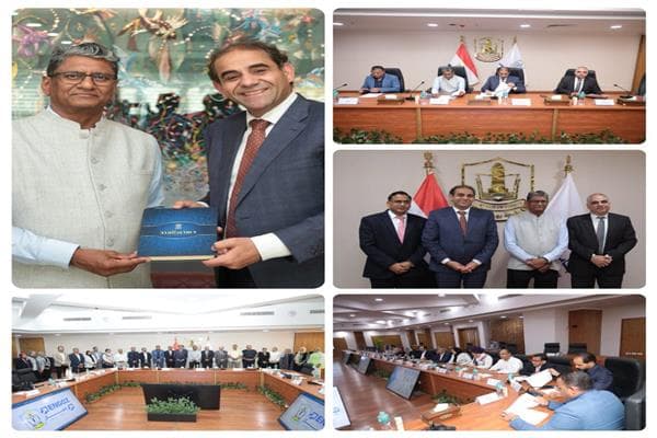 Indian ambassador visits Port Said University