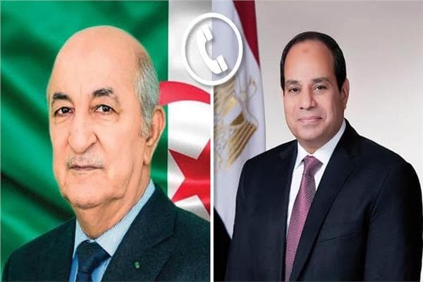 السيسي يتصل بالنظير الجزائري