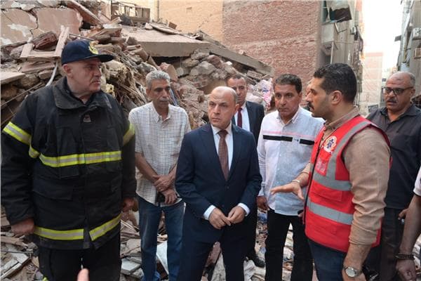 محافظ الغربية يثني على جهود الإسعاف في انهيار عقار زفتى