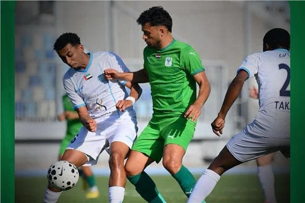 المصري يتغلب على دبا الإماراتي بثلاثة