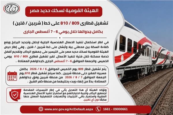 Trains 809/810 run full schedule August 6-7