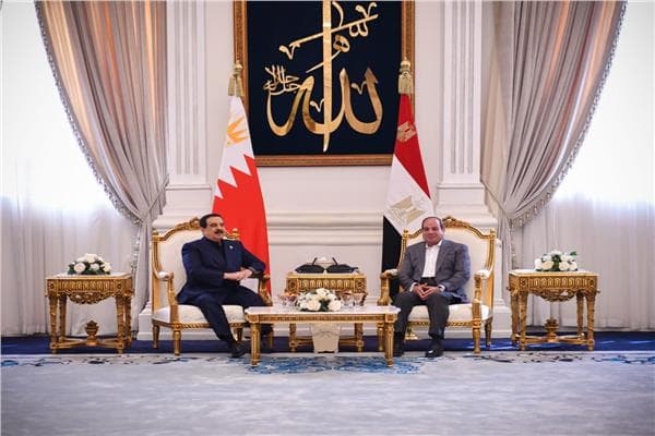 Sisi and Bahrain King Confirm Regional Cooperation