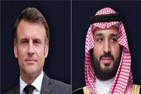 ولي العهد السعودي يناقش أمن المنطقة مع ماكرون