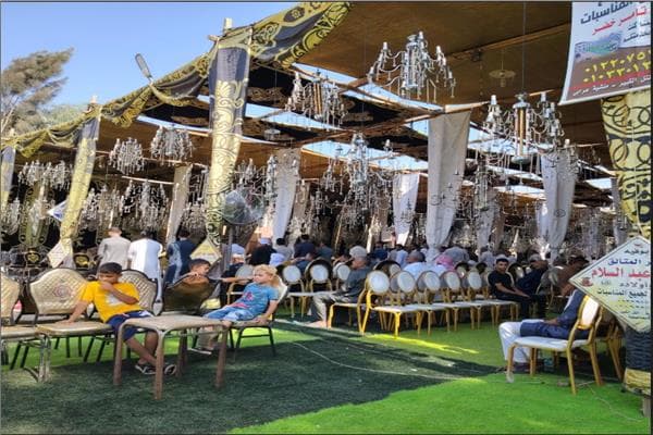 Mourning for 13 martyrs in Wadi Al-Malak