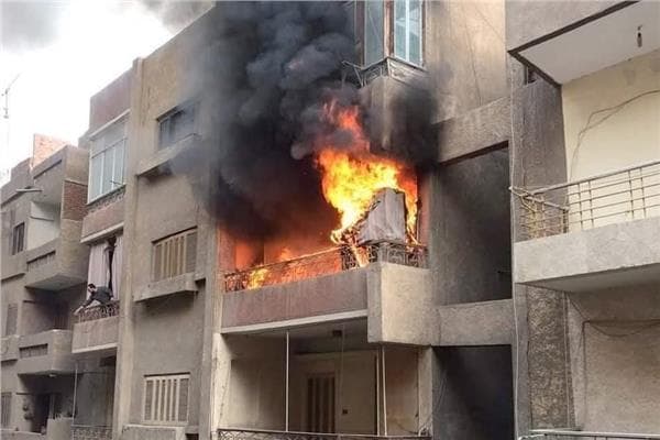 Fire in Banha apartment under control