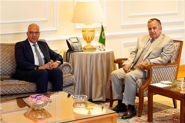 أمين عام الجامعة يلتقي وزير الموارد