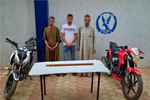 Security uncovers bike theft with firearms in Assiut