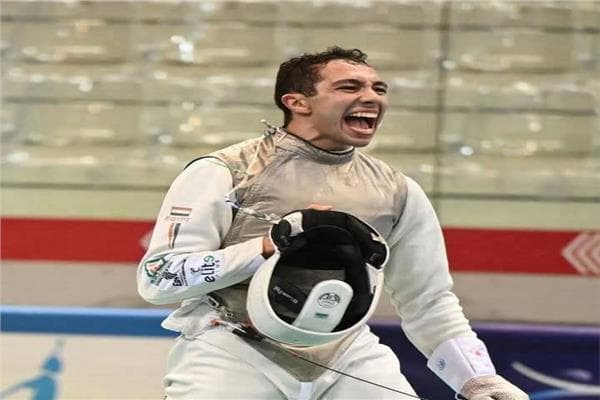 محمد حمزة يحقق ميدالية لمصر في الشيش