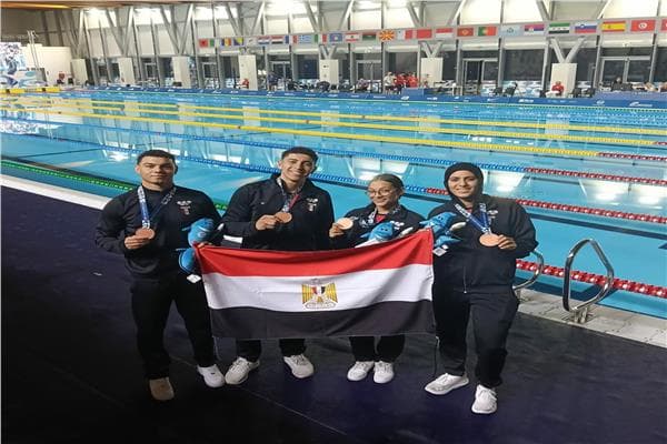 Egypt Secures Bronze in Finswimming Relay