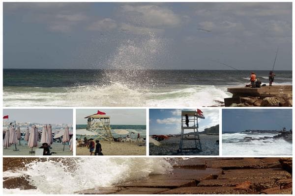 Alexandria's Sea Ends Summer with Waves