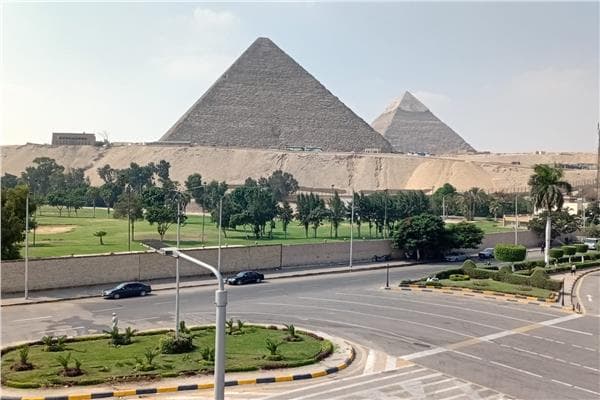 Ongoing cleanup around Great Pyramid