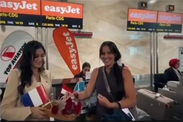 مطار سفنكس يستقبل أول رحلات إيزي جيت من باريس