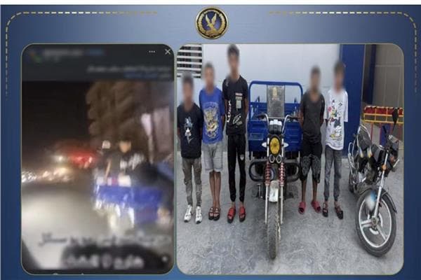 Five suspects detained over Cairo motorcycle theft