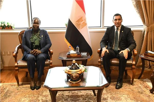 وزير الرياضة يناقش التعاون مع جنوب السودان