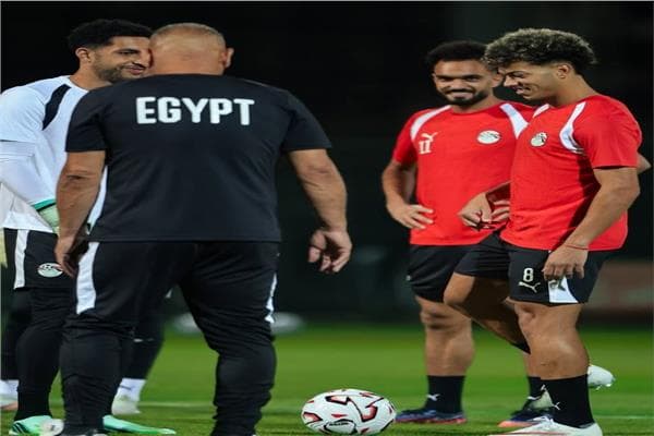 مران مصر يشمل تدريبات استشفائية وتقسيمات استعدادا للتصفيات