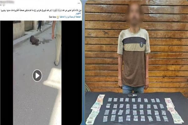 ضبط عاطل بعد تداول فيديو بقليوبية