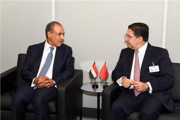 وزير الخارجية يلتقي بنظيره المغربي في الأمم المتحدة