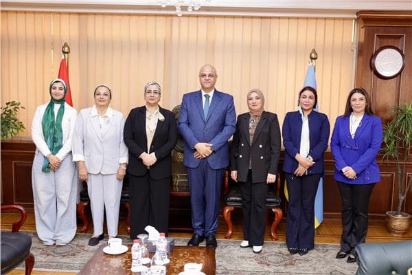 Amal Ammar Meets Alexandria Governor on Women's Support