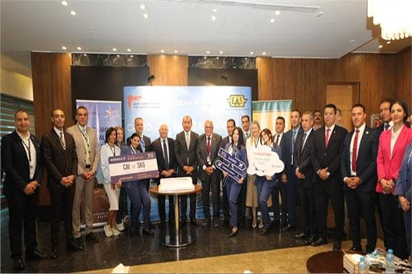 مطار القاهرة يستقبل أولى رحلات إيجين من سالونيكي