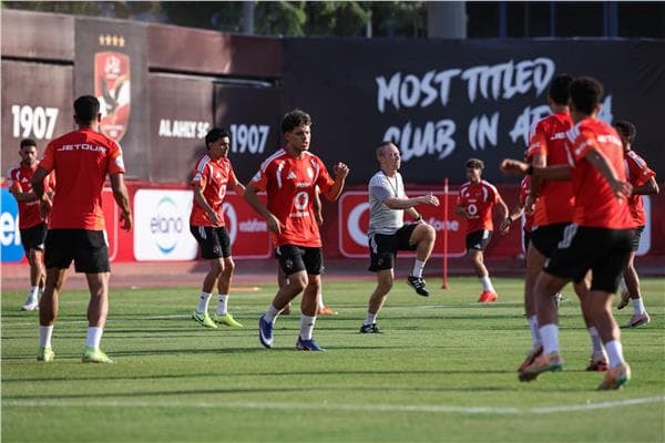 Al-Ahly Carries On with Training and Ben Said Celebration