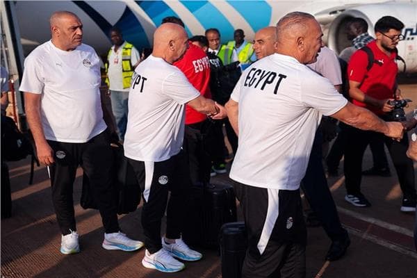 منتخب مصر يصل جنوب السودان لمواجهة تصفيات أمم أفريقيا
