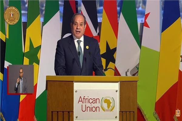 كلمة السيسي في قمة الاتحاد الإفريقي الثامنة