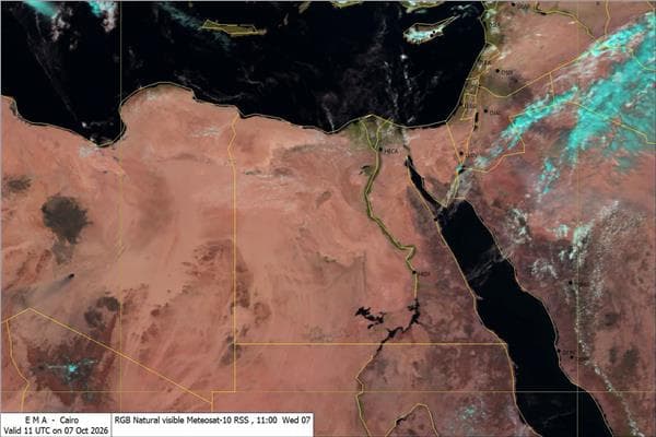 الأرصاد تؤكد استقرار الأجواء وفرص أمطار متفرقة