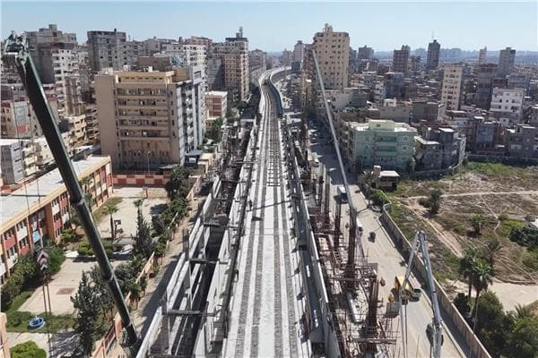 تقدم في تنفيذ مشروع مترو الإسكندرية