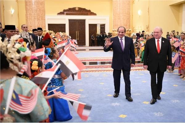 تصريحات السيسي خلال لقائه ملك ماليزيا