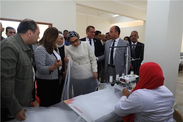 Manal Awad launches Zamatt Bags plant in Kharga