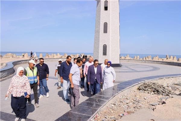 محافظ دمياط يوجه بترميم خريطة النيل التاريخية
