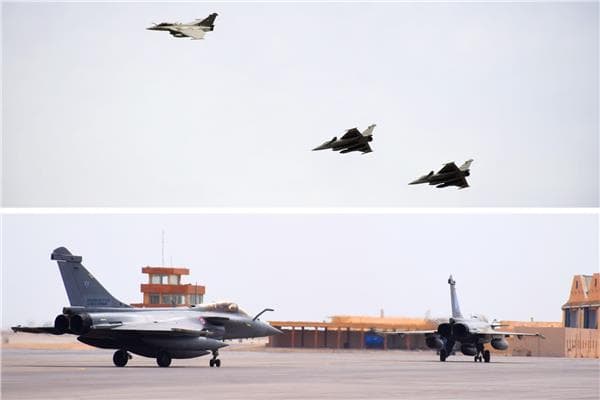 Egyptian-French joint air exercise ends