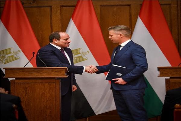 El-Sisi Leaves Budapest