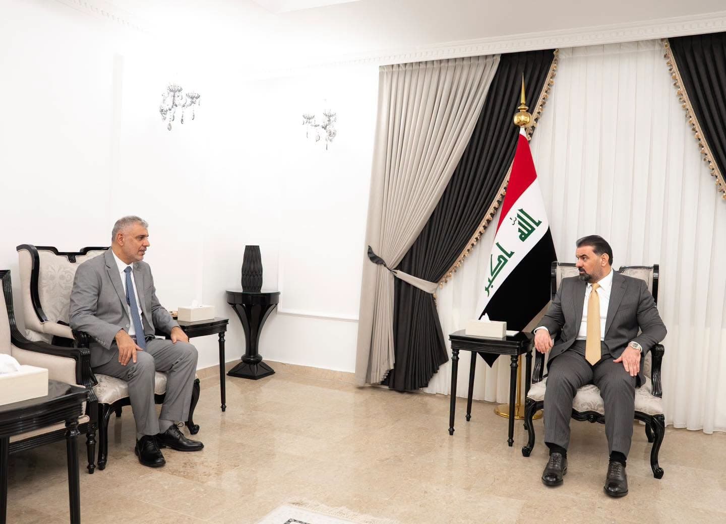 Al-Halbousi and Minister discuss digital reform support